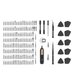 180-in-1 toolset | compleet met pincet, zuignapjes en andere tools | voor iPhone, iPad, MacBook en iMac