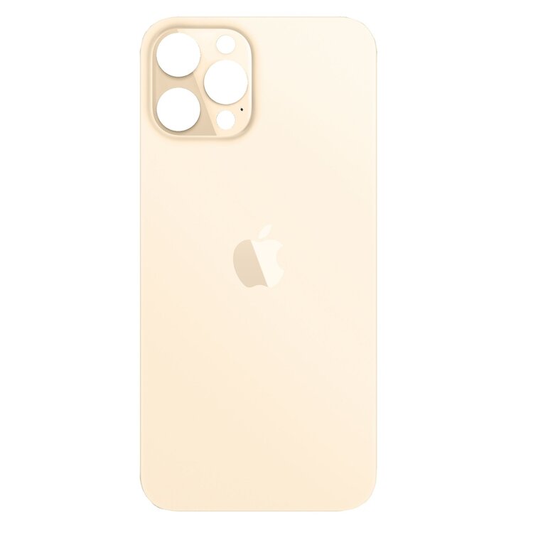 B2B only: Achterkant back cover glas met logo voor Apple iPhone 12 Pro goud