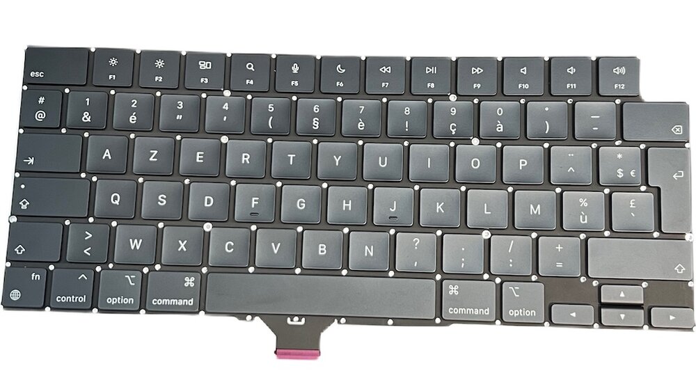 Keyboard / toetsenbord Frans Azerty voor Apple MacBook Pro Retina 16-inch A2485