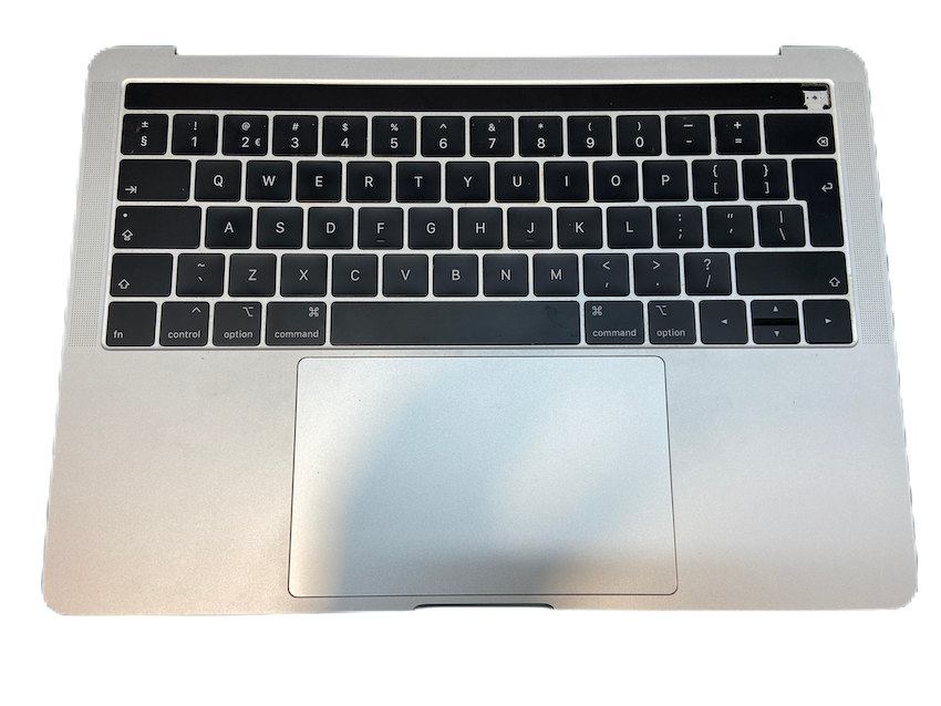 Topcase met toetsenbord EU compleet voor Apple MacBook Air 13-inch A1989 Zilver