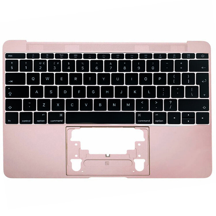 Topcase met toetsenbord EU / NL (Rose Gold) voor Apple MacBook 12-inch A1534
