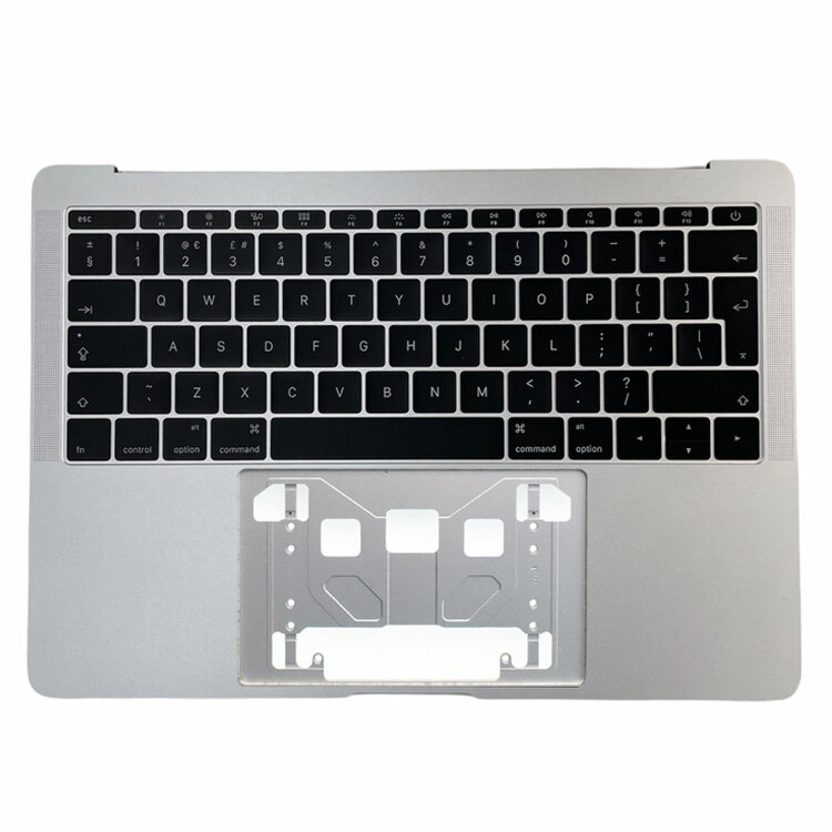 Topcase met toetsenbord EU / NL (Zilver) voor Apple MacBook Pro Retina 13-inch A1708 jaar 2016 t/m 2017