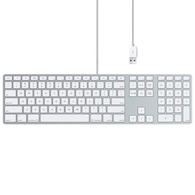 Apple keyboard / toetsenbord US (refurbished) voor Apple MacBook, Mac mini en iMac