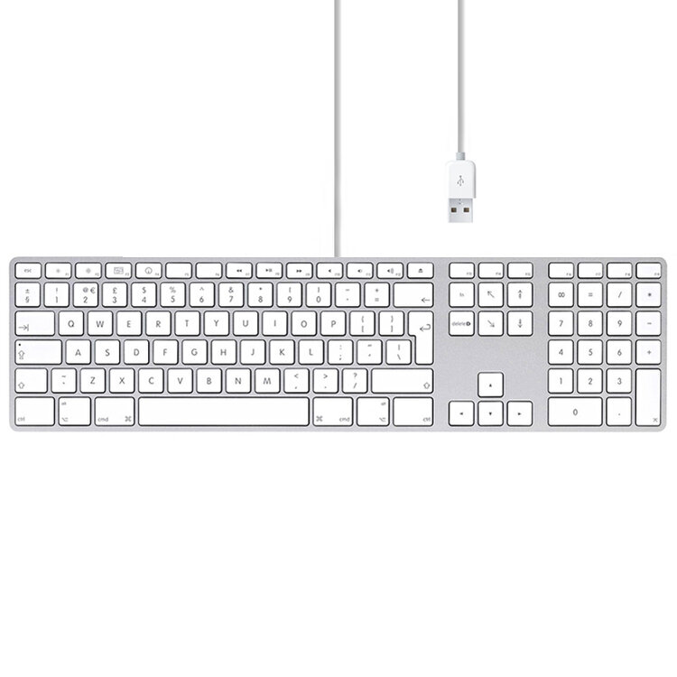Apple keyboard / toetsenbord EU (refurbished) voor Apple MacBook, Mac mini en iMac
