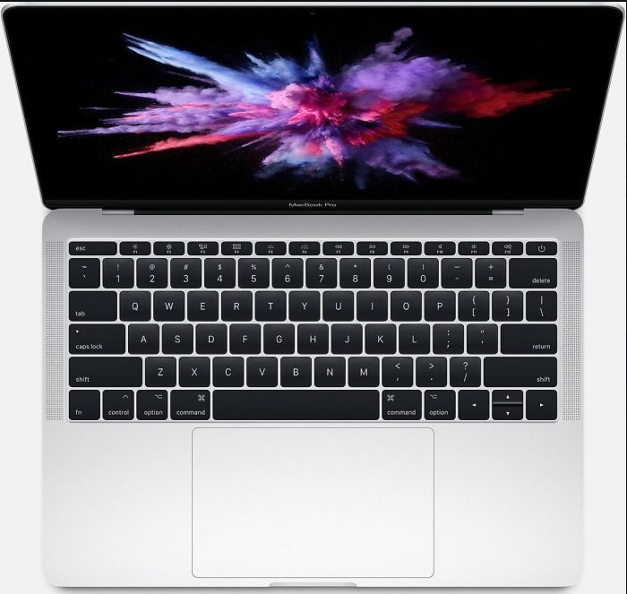 Macbook Pro 13-inch A1708 i5 2.3Ghz 250GB SSD 8GB RAM Zilver (2017)