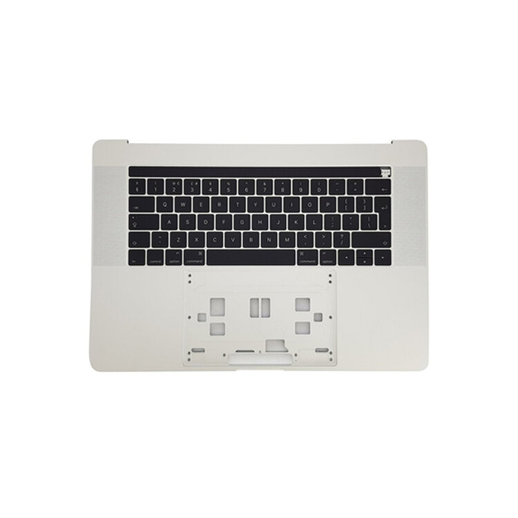 Topcase met toetsenbord EU / NL + Touch Bar  (Zilver) (refurbished) voor Apple MacBook Pro Retina 15-inch A1707
