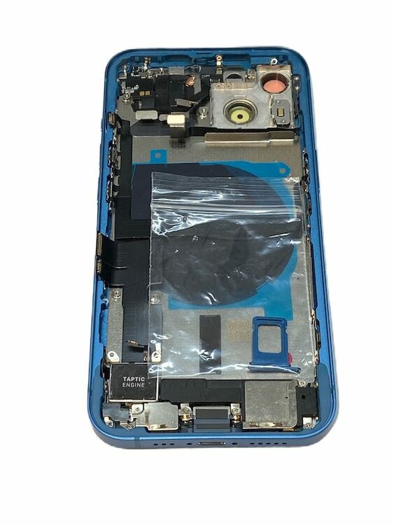 Complete achterkant behuizing met small parts voor Apple iPhone 13 Blauw