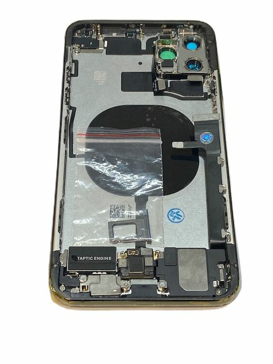 Complete achterkant achterkant met small parts voor Apple iPhone 11 Pro Max Space Grey