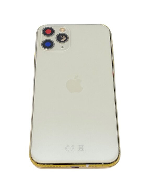 Complete achterkant met smallparts voor Apple iPhone 11 Pro Zilver