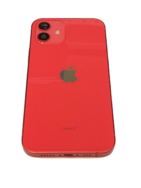 Complete achterkant met smallparts voor Apple iPhone 12 Rood