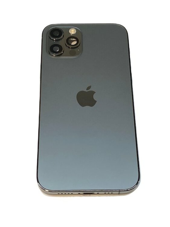 Complete achterkant met smallparts voor Apple iPhone 12 Pro Grafiet