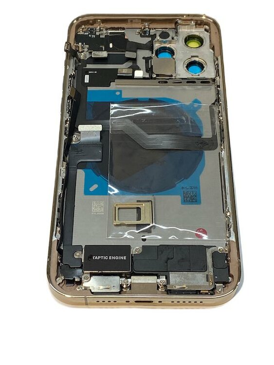 Complete achterkant met smallparts voor Apple iPhone 12 Pro Max Goud