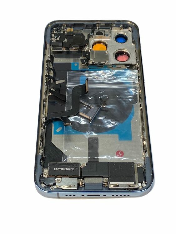 Complete achterkant met smallparts voor Apple iPhone 13 Pro Sierra Blauw