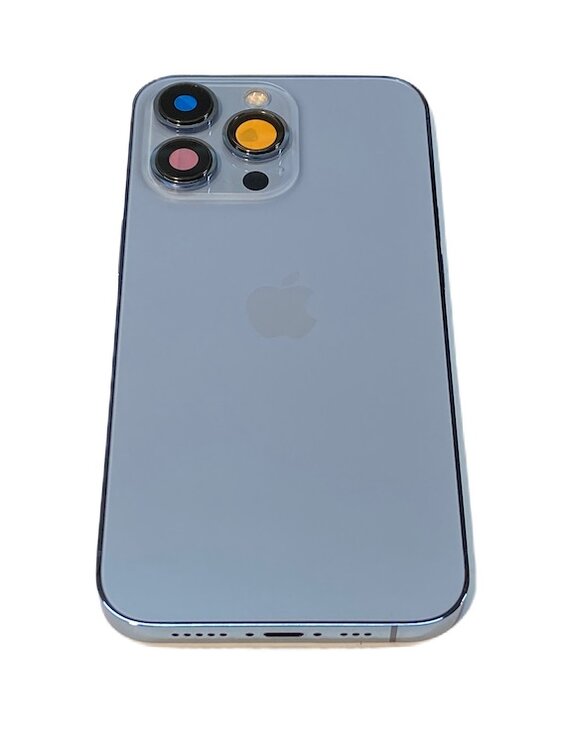 Complete achterkant met smallparts voor Apple iPhone 13 Pro Sierra Blauw