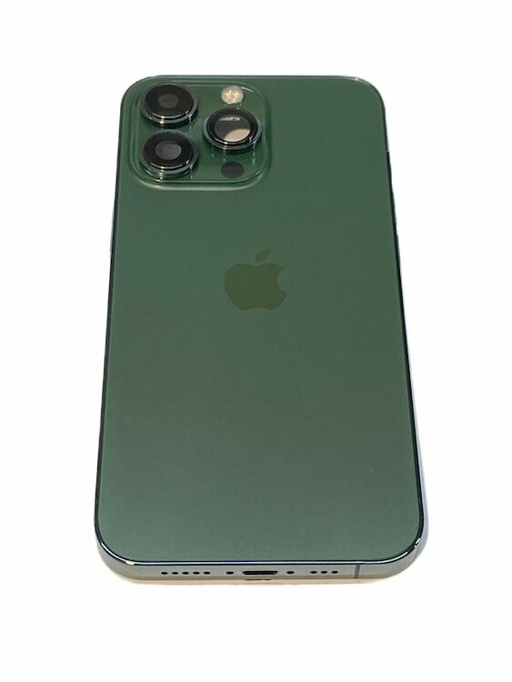 Complete achterkant met smallparts voor Apple iPhone 13 Pro Alpen Groen Origineel Pulled