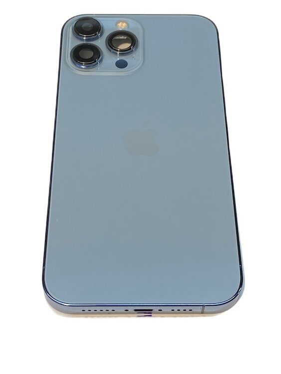Complete achterkant met smallparts voor Apple iPhone 13 Pro Max Sierra Blauw