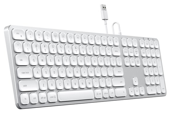 Satechi Wired Keyboard Silver voor Mac