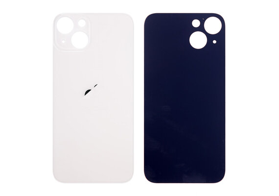 B2B only: Glazen achterkant / back cover glas voor Apple iPhone 13 sterrenlicht wit