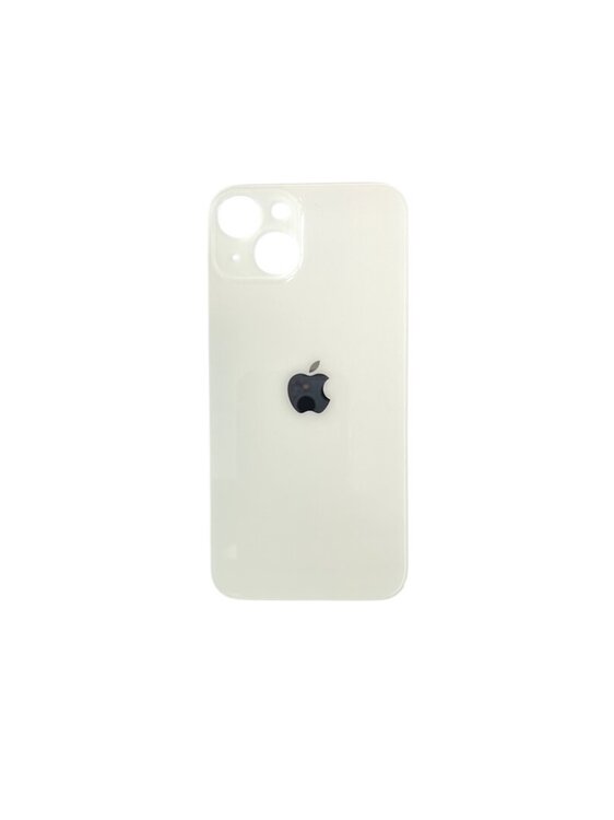 B2B only - Glazen achterkant / back cover glas voor Apple iPhone 14 Sterrenlicht (Zilver)