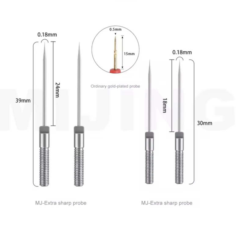 Naaldtip Super Geleidende Multimeter Meetsnoer - Microsoldeerwerk