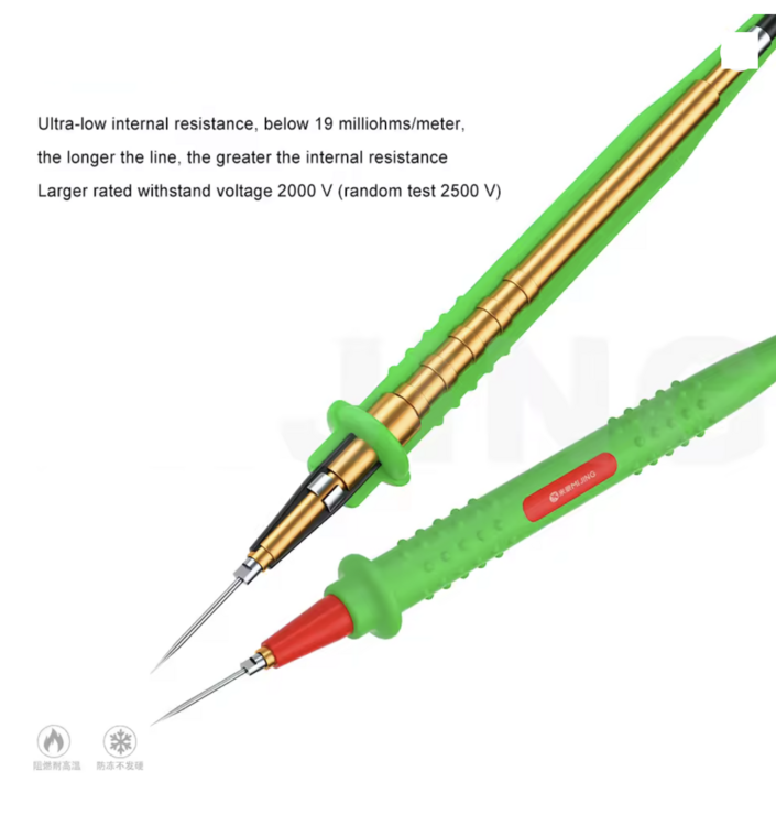 Naaldtip Super Geleidende Multimeter Meetsnoer - Microsoldeerwerk