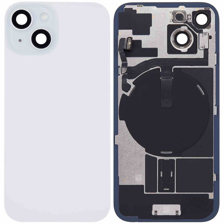 Originele pulled achterkant met wireless charging&nbsp;voor iPhone 15 Blauw