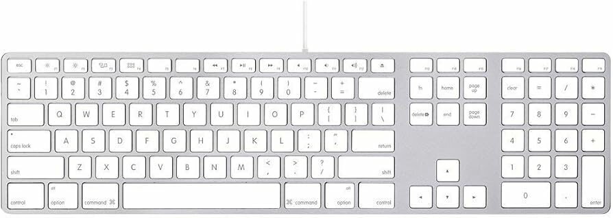 Nieuw en geseald bedraad Apple keyboard / toetsenbord met numeriek gedeelte - US QWERTY Lay-out