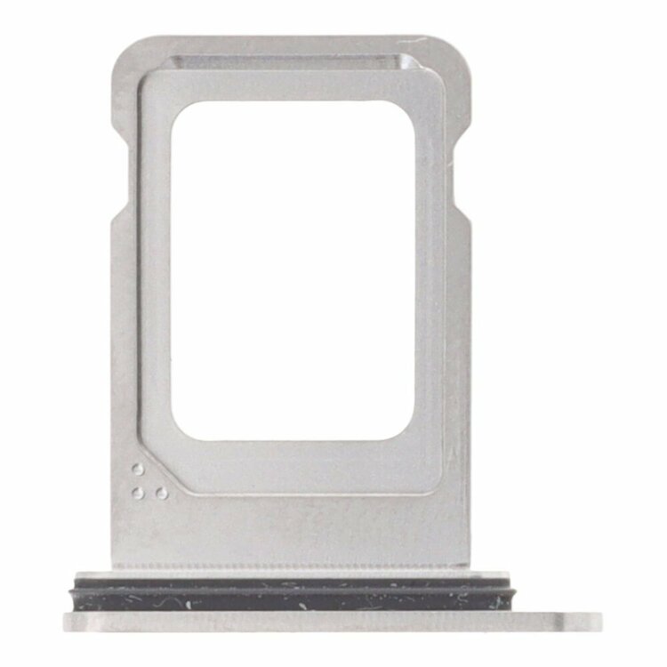 Simkaart houder voor iPhone 15 Pro  en 15 Pro Max wit
