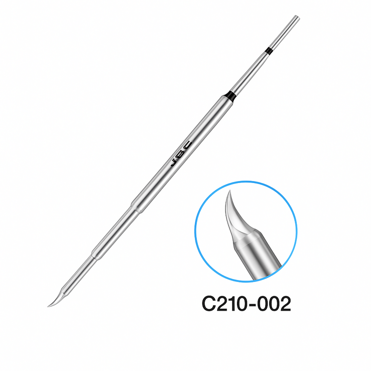 Precisie (gebogen) soldeerpunt voor microsolderen - C210-002