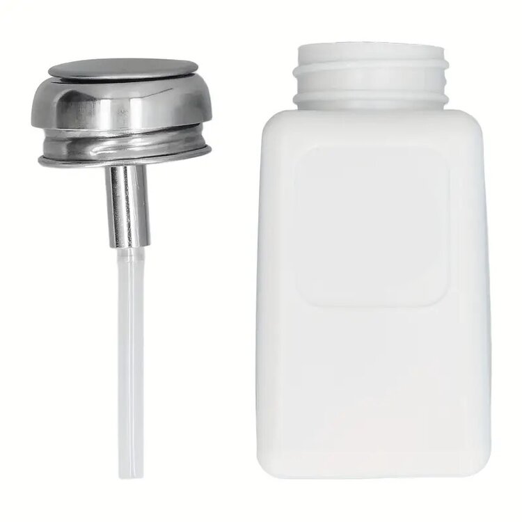 Vloeistoffen dispenser - 200ML - Roestvrijstalen dop