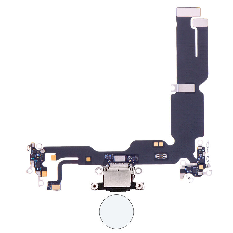 Dock connector oplaadpoort voor iPhone 15 Plus Blauw