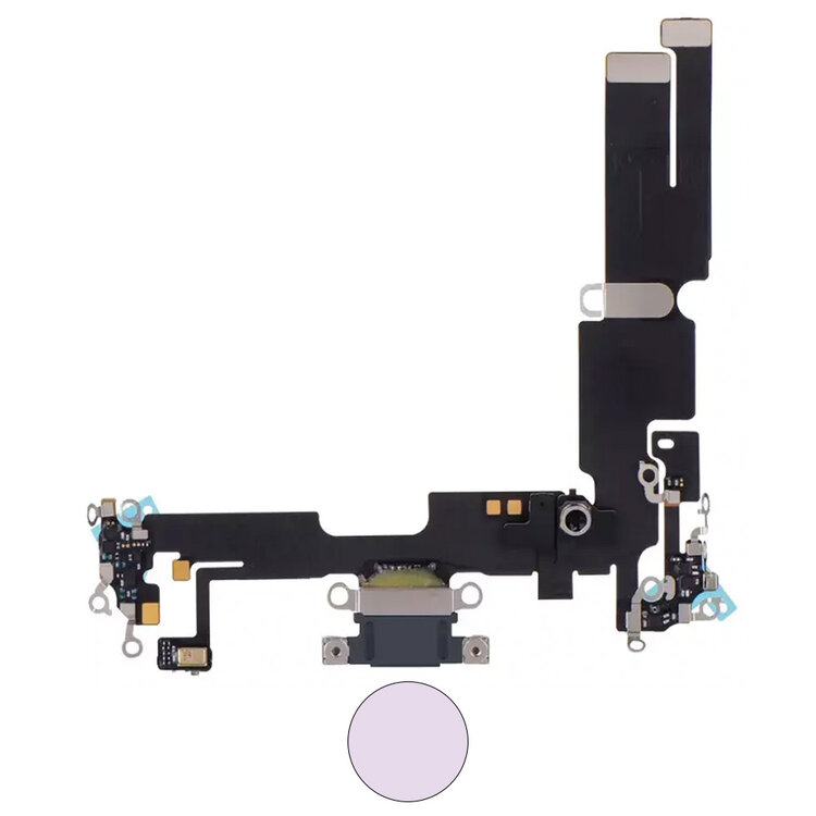 Dock connector oplaadpoort voor iPhone 14 Plus Paars