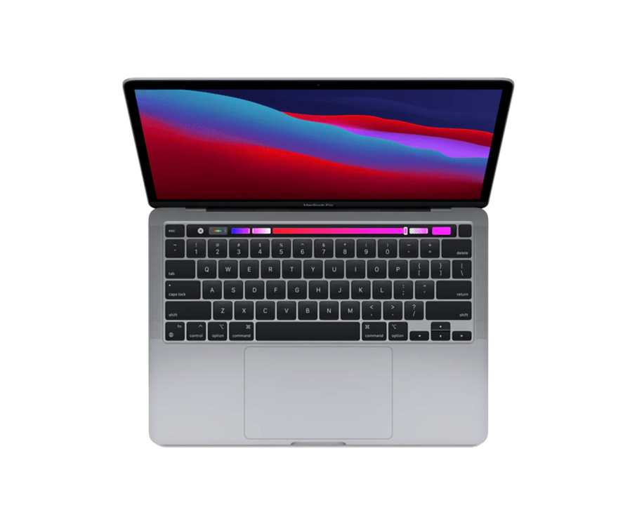 B-Grade MacBook Pro 13-inch M1 8C CPU - 8C GPU - 8GB RAM - SSD 512GB - 2020 - Space Grey