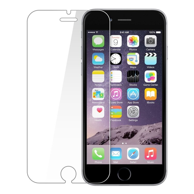 Apple iPhone 6(s), 7 en 8 Tempered Glass Screen Protector