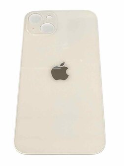 B2B only - Achterkant back cover glas met logo voor Apple iPhone 14 Plus Sterrenlicht