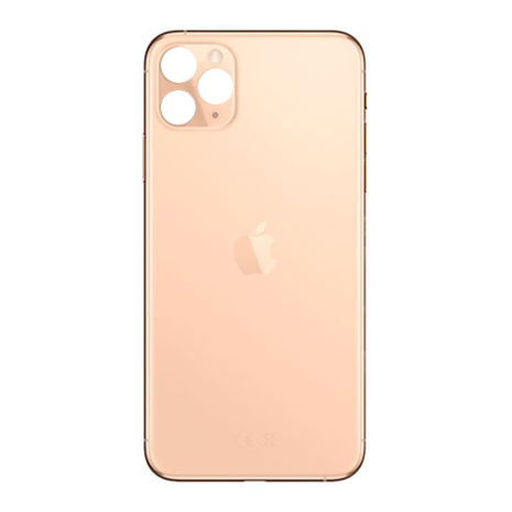 Achterkant back cover glas met logo voor Apple iPhone 11 Pro goud