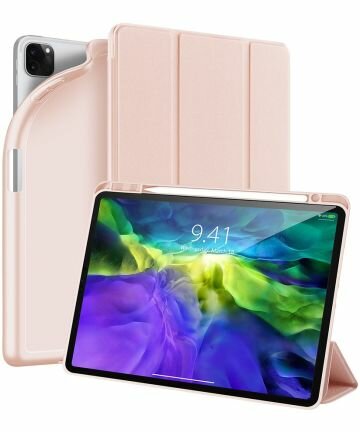 Dux Ducis OSOM Series Case met Apple Pencil houder iPad  Pro 11-inch 2020 en 2021 Roze