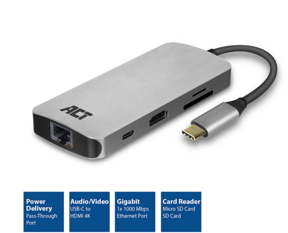 USB-C 4K Multiport adapter