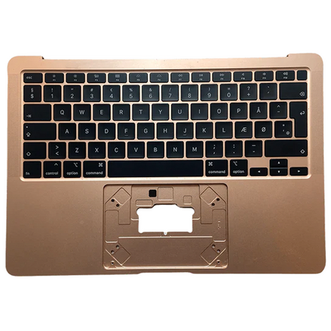 Topcase met toetsenbord EU / NL (Rose Gold) voor Apple MacBook Air 13-inch A2179 jaar 2020