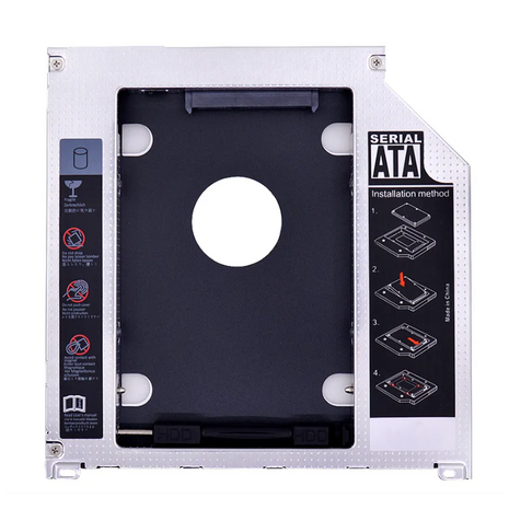 SSD SuperDrive bracket / behuizing voor Apple MacBook Pro A1278, A1286 en A1297