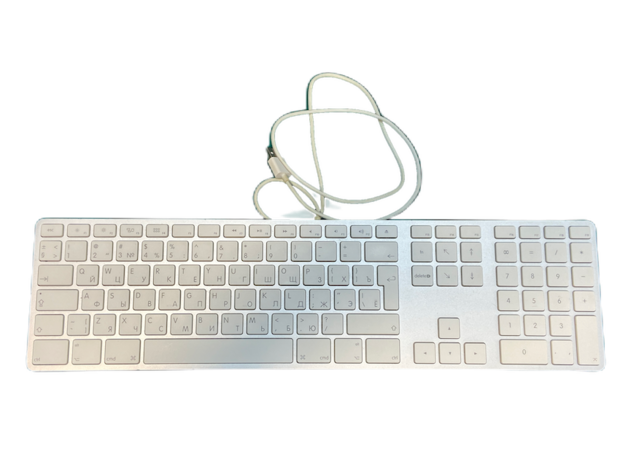 Refurbished Apple bedraad keyboard / toetsenbord met numeriek toetsenblok Russische layout