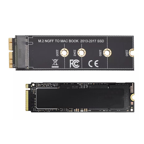 250GB  SSD set + macOS installatie voor Apple MacBook Pro Retina A1398 en A1502 medio 2013 t/m 2015