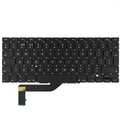 Keyboard / toetsenbord EU / NL voor MacBook Pro Retina 15-inch A1398 
