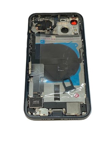 Complete achterkant behuizing met small parts voor Apple iPhone 13 Middernacht zwart