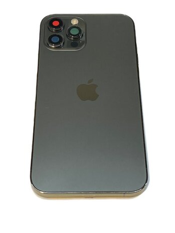 Complete achterkant met smallparts voor Apple iPhone 12 Pro Max Grafiet