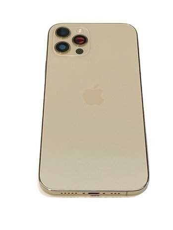 Complete achterkant met smallparts voor Apple iPhone 12 Pro Goud