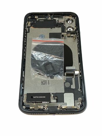 Complete achterkant met smallparts voor Apple iPhone 11 Zwart