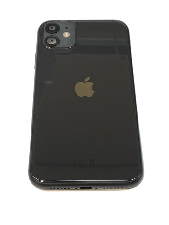 Complete achterkant met smallparts voor Apple iPhone 11 Zwart
