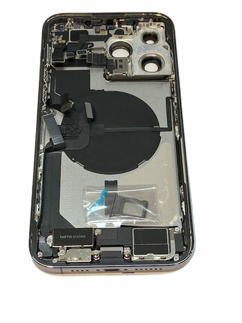 Complete achterkant met smallparts voor Apple iPhone 14 Pro Max Paars