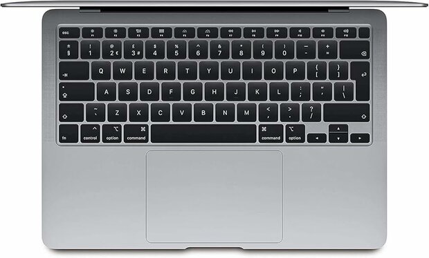 A-Grade Macbook Air 13-inch M1 8C CPU - 7C GPU - 8GB RAM - SSD 256GB - 2020 - QWERTY NL - Space Grey